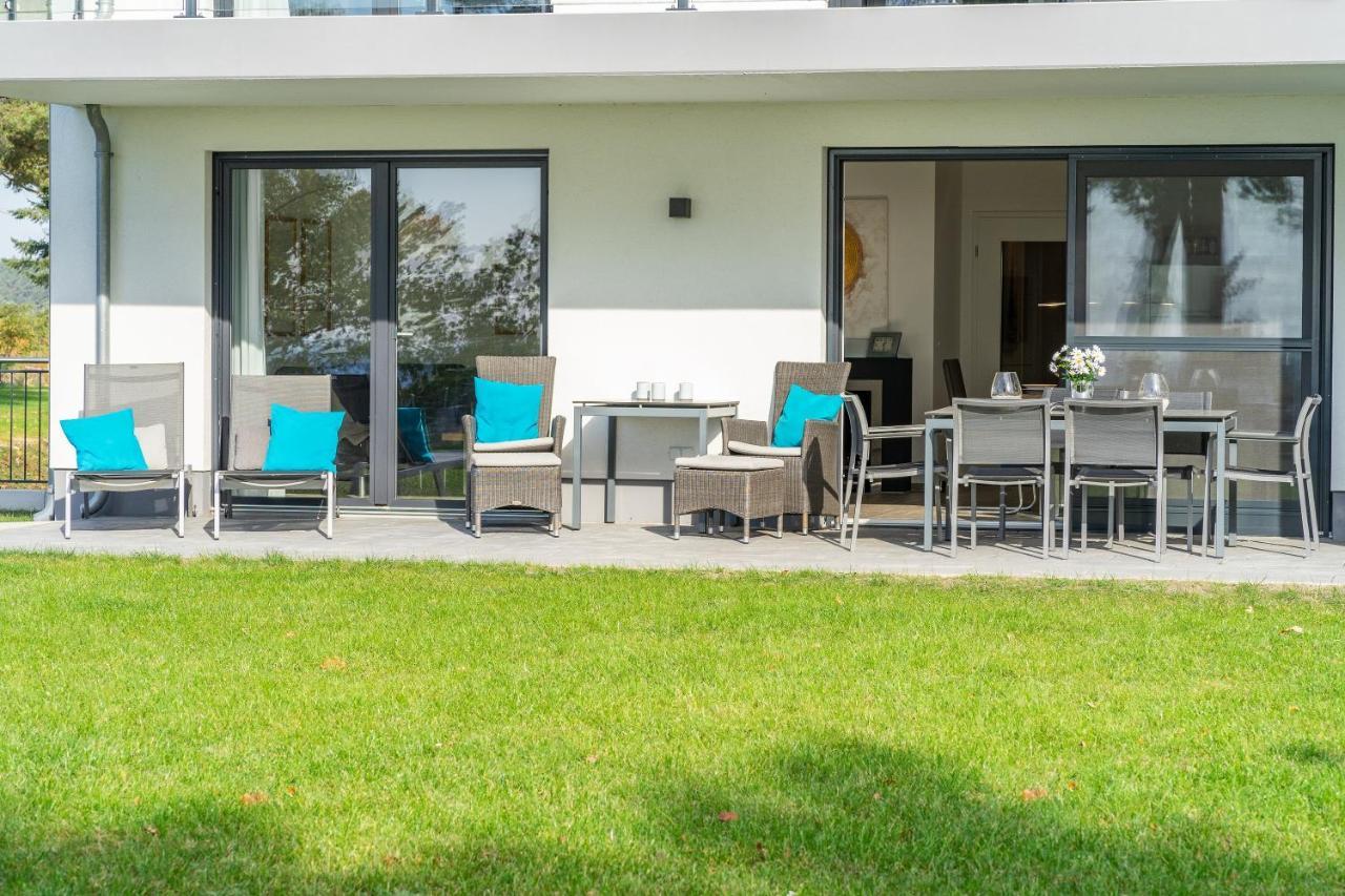 Terrassenwohnung "Kliffgarten" - Oase Am Haff Garz  Eksteriør bilde